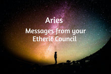 Load image into Gallery viewer, Aries Meet Your Etheric Council Tarot Reading
