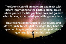 Load image into Gallery viewer, Leo Meet Your Etheric Council Tarot Reading
